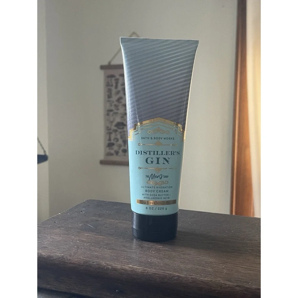 DISTILLER'S GIN BATH & BODY WORKS ULTIMATE HYDRATION CREAM LOTION 8 OZ MEN'S NEW